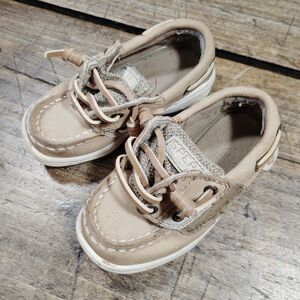 Sperry Top Sider Toddler Loafers Youth Sz 6M Boat Shoes Brown Casual Ivyfish